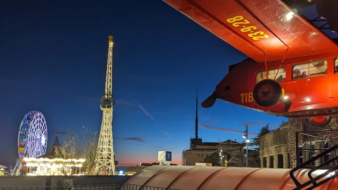 tibidabo airplane ride